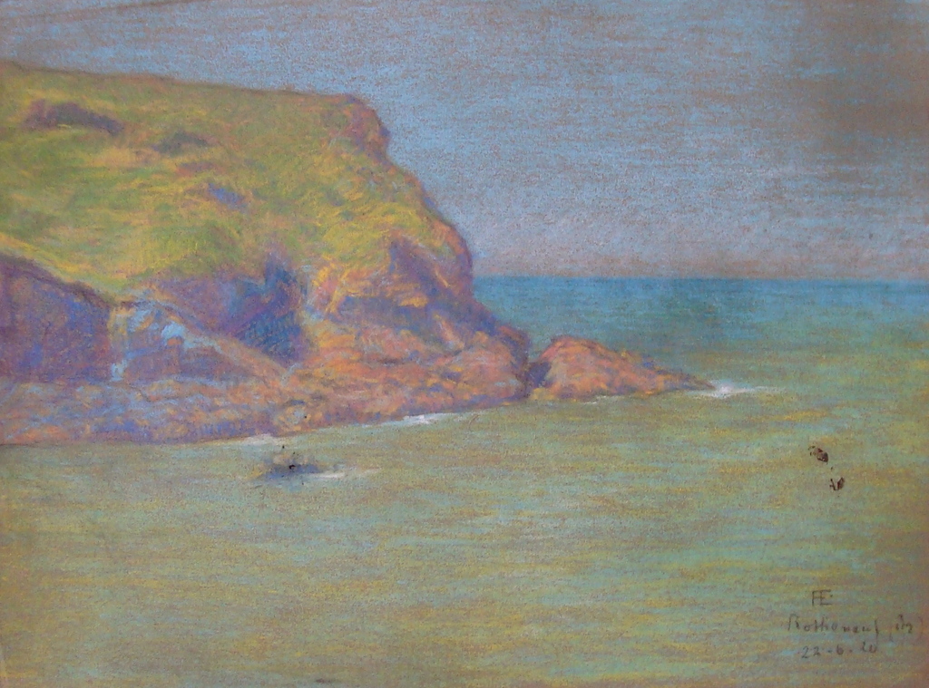 Ferdinand Erfmann - Pastel  verkocht voor € 50!