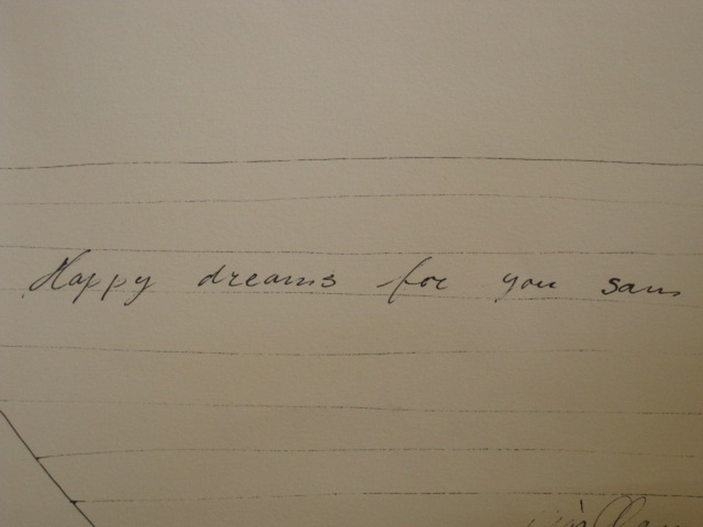 Suriname expressionist Guillaume lo a Njoe - gesign Aquarel - "for you Sam" kopen? Bied vanaf 1!