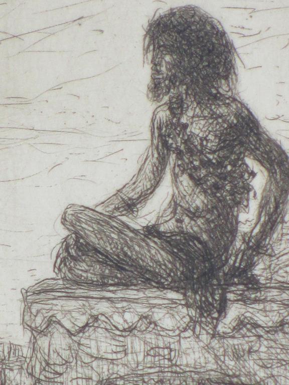 Marius Bauer, Een fakir te Benares, Ets 1926 kopen? Bied vanaf 70!