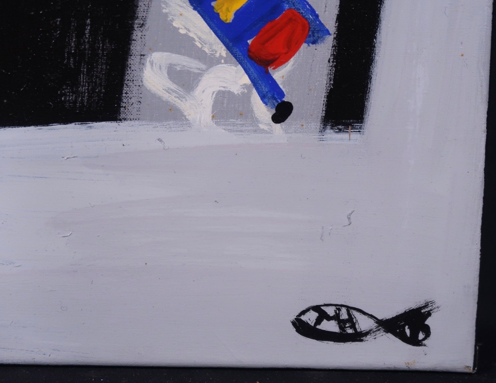 Marianne Hoogstraten: Acryl en schelp op doek, Z.T.  kopen? Bied vanaf 400!