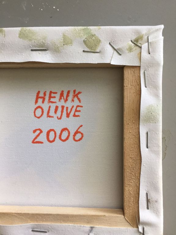 Henk Olijve; schilderij, zonder titel kopen? Bied vanaf 60!
