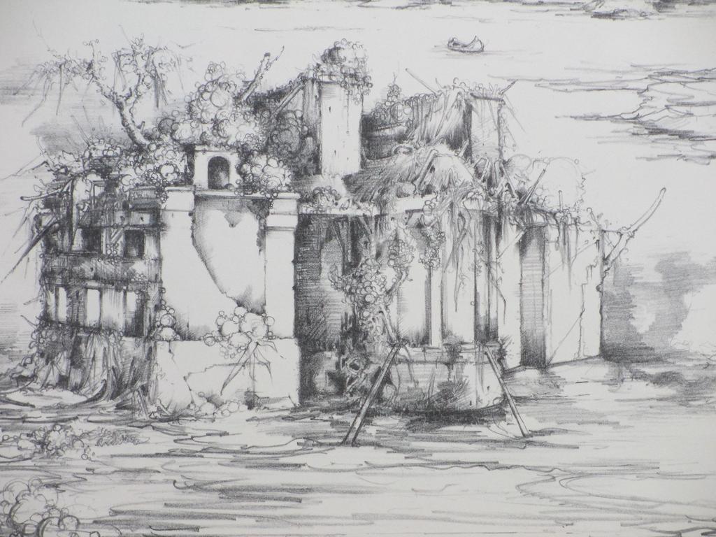 Dirkje Kuik, Het hoge land, Litho kopen? Bied vanaf 45!