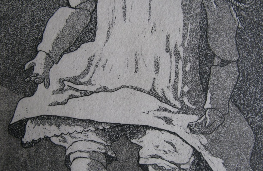 Paul Hillebrand - SCHARNIEREND POPJE (2e staat) - ets kopen? Bied vanaf 1!