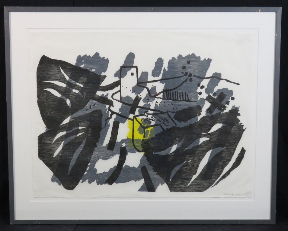 Jef Diederen: Houtsnede, Het lot van Murs - Ingelijst kopen? Bied vanaf 50!