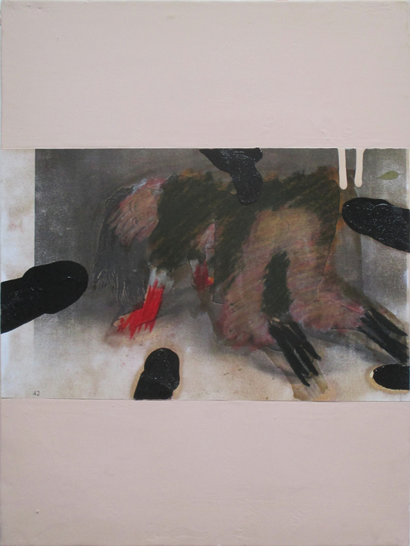 SM,3 schilderijen in gemengde techniek op papier/doek, 30x40 cm, 2008 kopen? Bied vanaf 1!
