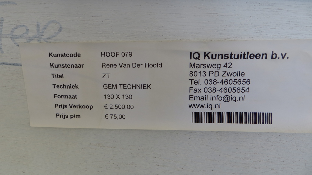 Prachtig GROOT schilderij van Rene van der Hoofd kopen? Bied vanaf 750!