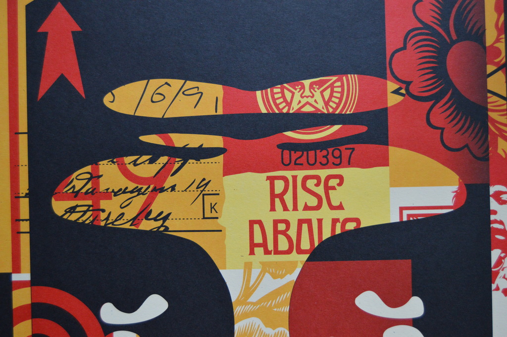 Shepard Fairey (OBEY) - Obey 3 face collage #1 - offset - gesigneerd kopen? Bied vanaf 45!