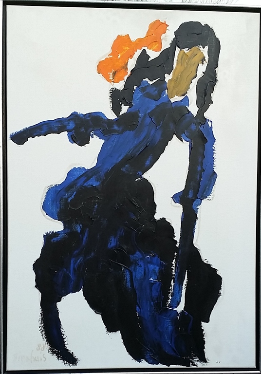 Jan Sierhuis - olieverf op doek TANGO kopen? Bied vanaf 1250!