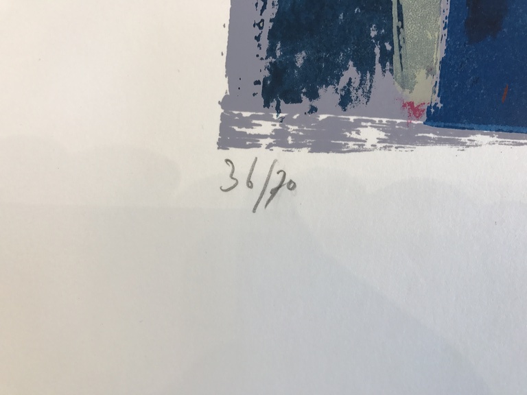 John Lie A Fo   1 originele zeefdruk / Litho gesigneerd  kopen? Bied vanaf 1!