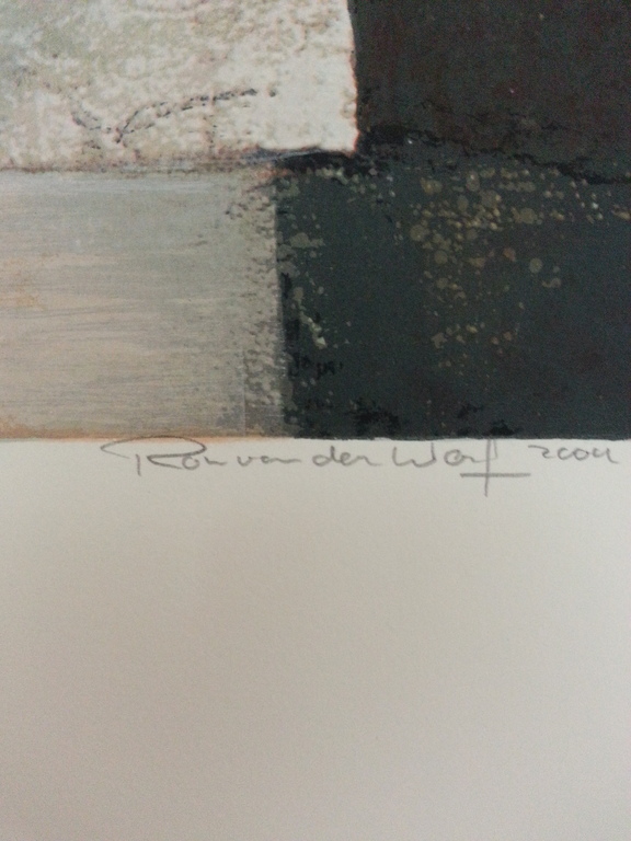 Ron van de Werf, zeefdruk op papier, "Terra I" kopen? Bied vanaf 50!