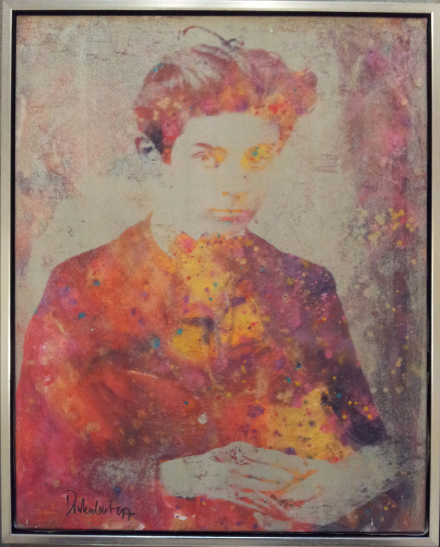 Peter Donkersloot - 'Rudolf Steiner' - Gemengde techniek op canvas incl.lijst kopen? Bied vanaf 100!