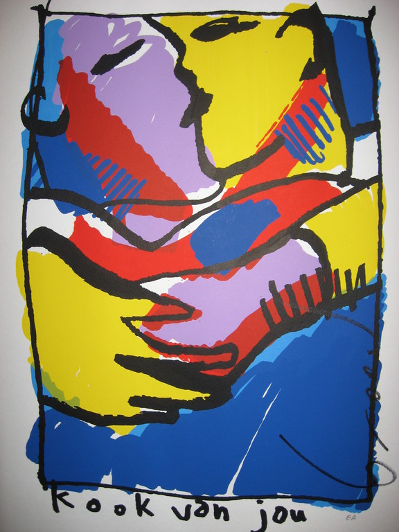 Herman Brood: Zeefdruk - 'Kook van jou' - EA examplaar kopen? Bied vanaf 159!