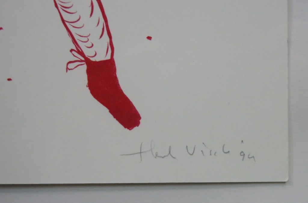 Henk Visch: Litho, Twee figuren - Ingelijst kopen? Bied vanaf 70!