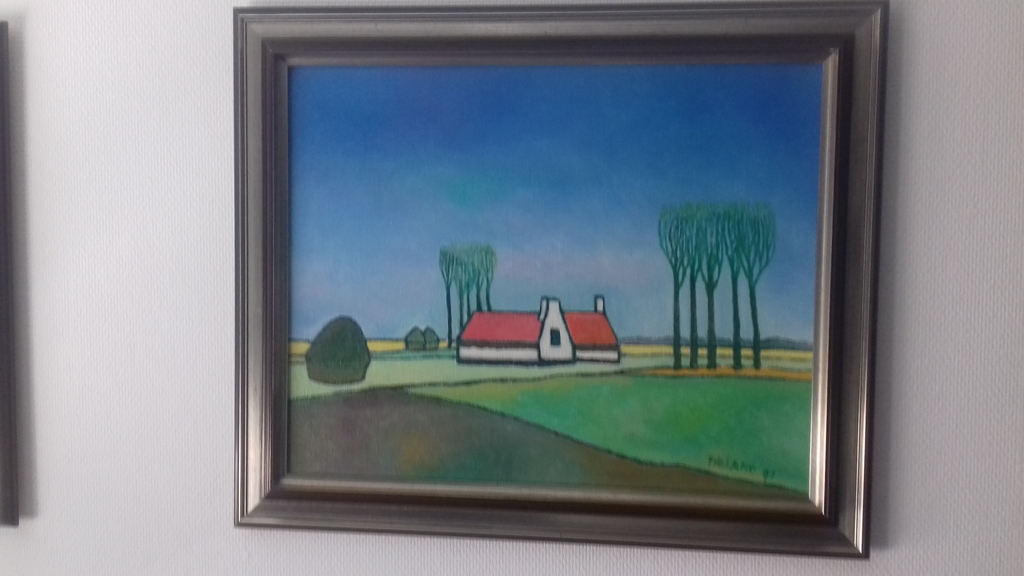 Vlaanderen 2 schilderijen van Toon Tieland verkocht voor € 4500!