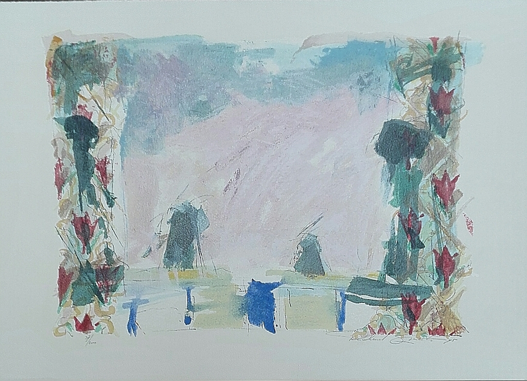 Richard Smeets, zeefdruk op papier kopen? Bied vanaf 1!