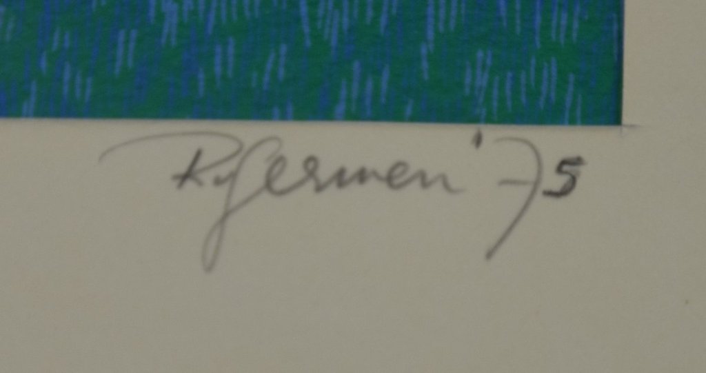 Rene van Gerwen - Gouache op Papier - In de Wolken kopen? Bied vanaf 10!