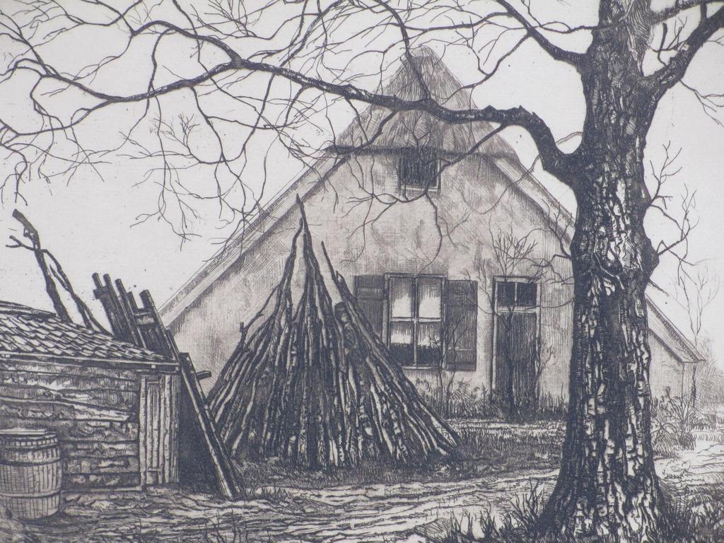 Paul van der Ven, Veluwse boerderij, Ets kopen? Bied vanaf 45!