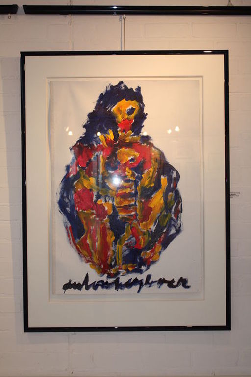 Anton Heyboer Madonna / Gezegende - olieverf op linnen - gesigneerd - 1989 kopen? Bied vanaf 1350!