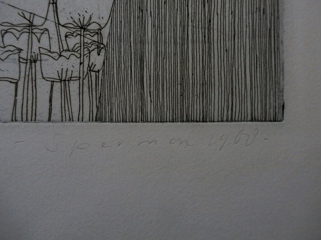 Laatste keer: Kees Spermon -  ets/aquatint: Big Tulip -  1968 kopen? Bied vanaf 45!