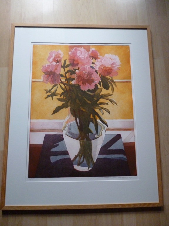 Marcel Schellekens - kleurets - Bloemstilleven verkocht voor € 195!