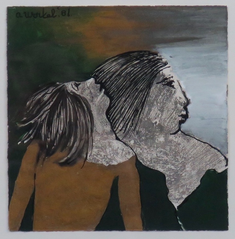 Ans Wortel: Gouache, In de kleuren gekleed van je bodem en je lucht - Ingelijst kopen? Bied vanaf 150!