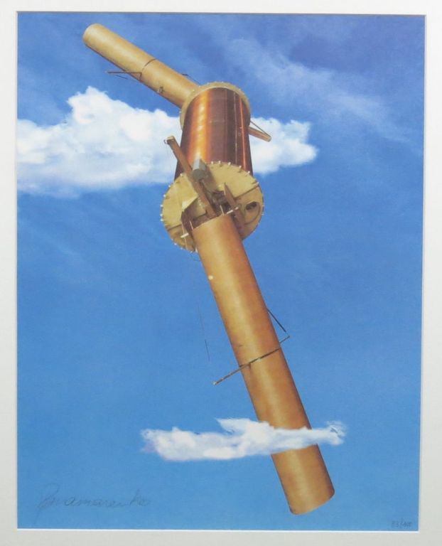 Panamarenko: Offset, Flying Tiger I - Ingelijst verkocht voor € 340!