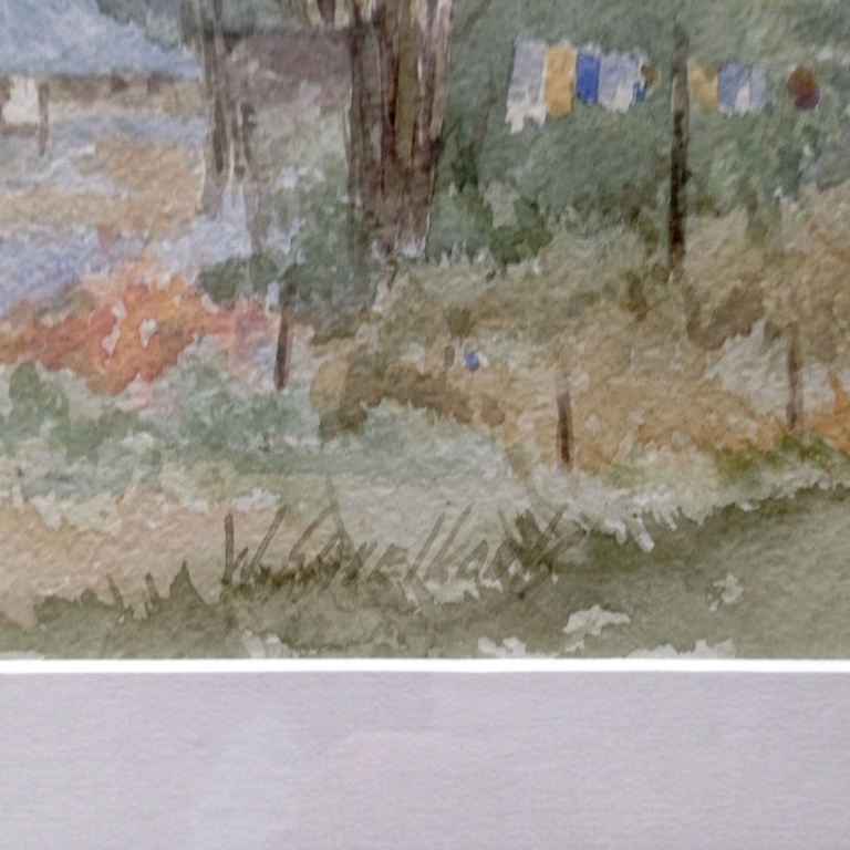 2 Aquarellen WIM SAVELKOULS 1941 - 62 X 62 cm gesigneerd. kopen? Bied vanaf 25!