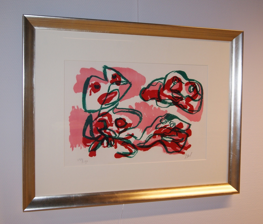 Karel Appel gesigneerde litho. kopen? Bied vanaf 750!