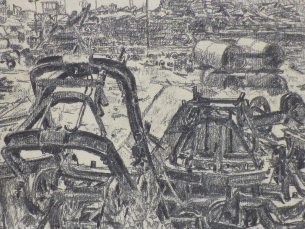 Anoniem, Constructiewerkzaamheden, Tekening 1961 kopen? Bied vanaf 1!