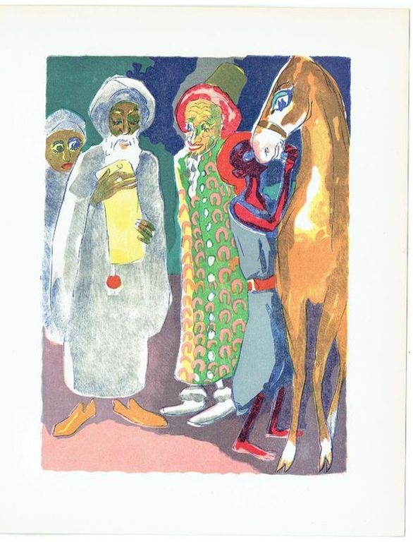 Kees van Dongen-7 Gravures (Chevaux-Paarden) uit Le Livre des Mille et Une Nuit  kopen? Bied vanaf 170!