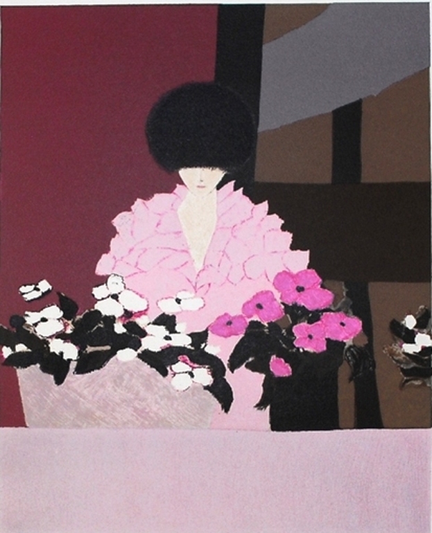 Vigud André : Vrouw met bloemen kopen? Bied vanaf 1!