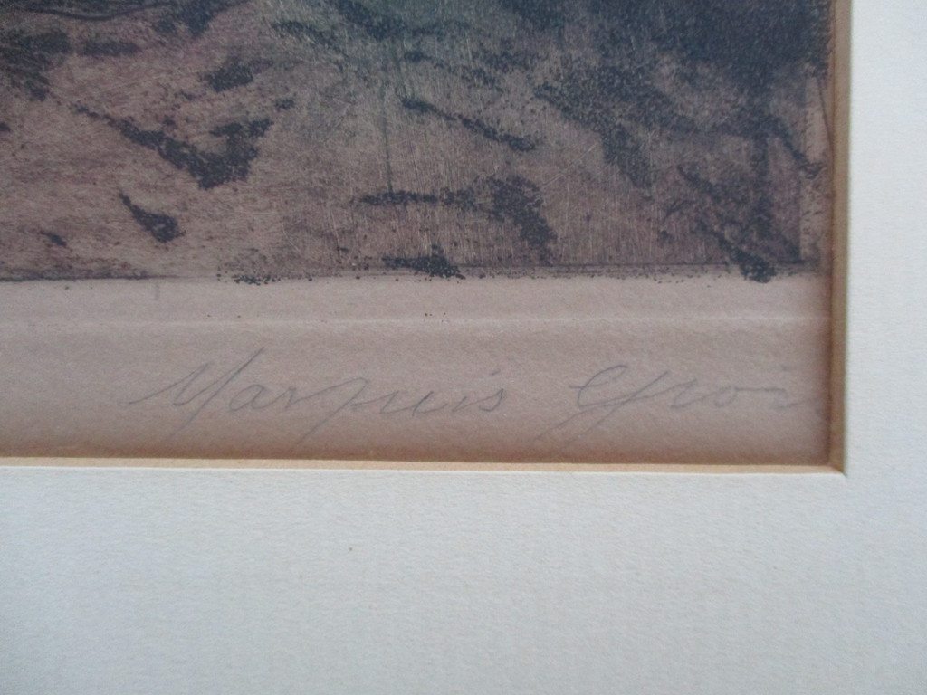 Onbekende kunstenaar: kleurenaquatint, Bruges quai des ? kopen? Bied vanaf 1!