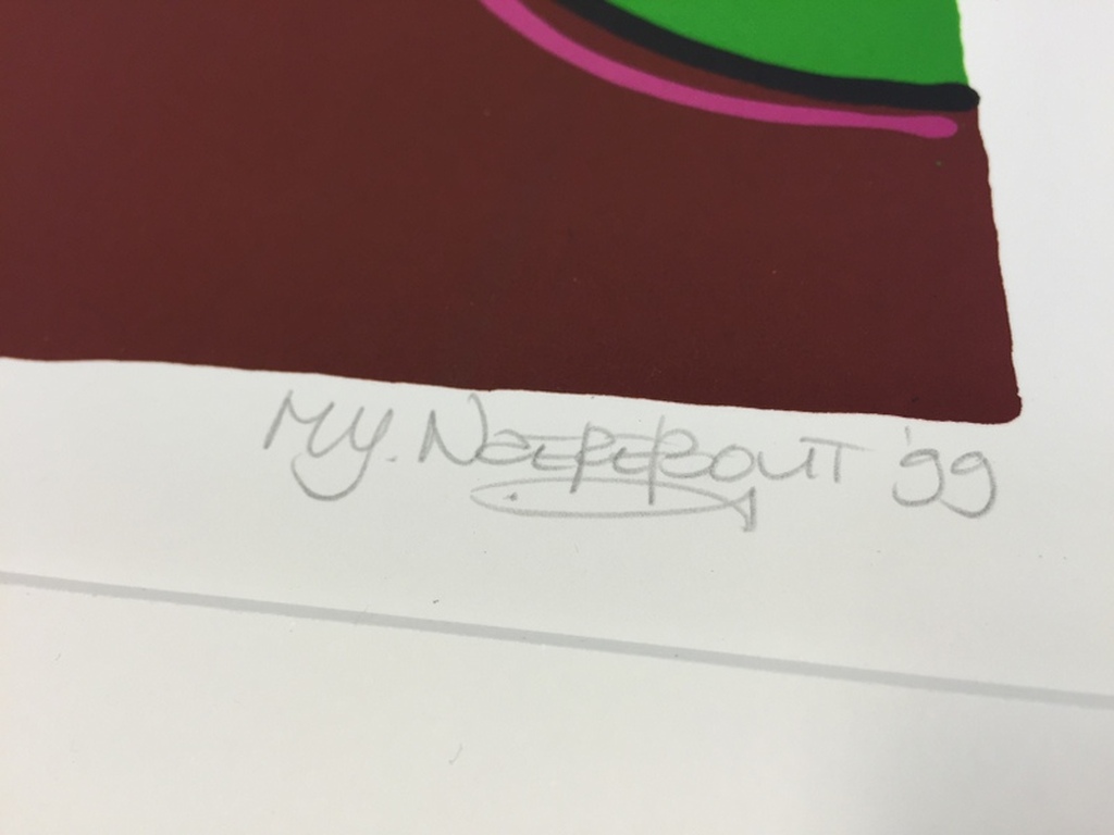 Naerebout (Marianne) | Zeefdruk 27-95 | Wearing My Own Color | 75x87 cm kopen? Bied vanaf 50!