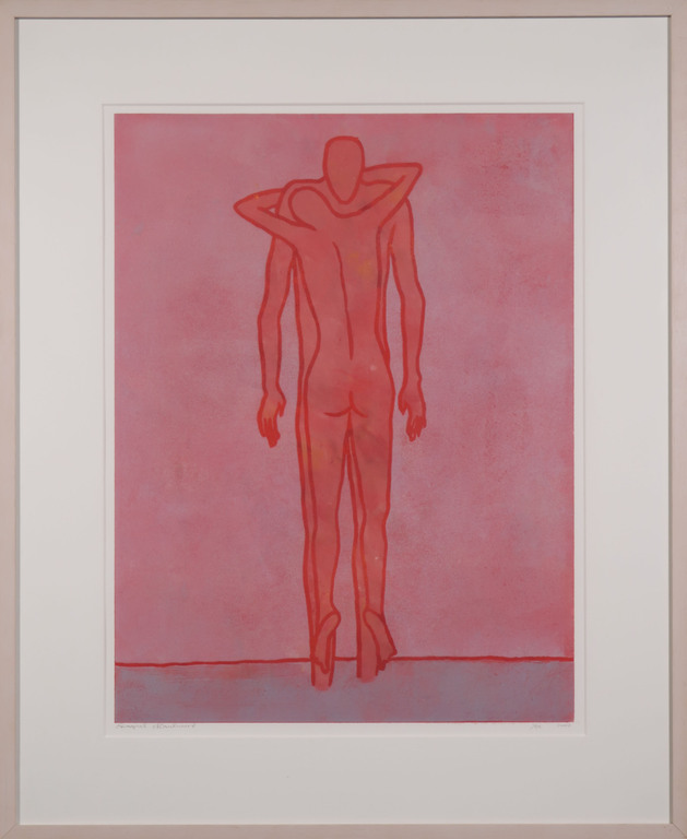 Raquel Maulwurf: Lino, De omhelzing - Ingelijst verkocht voor € 50!