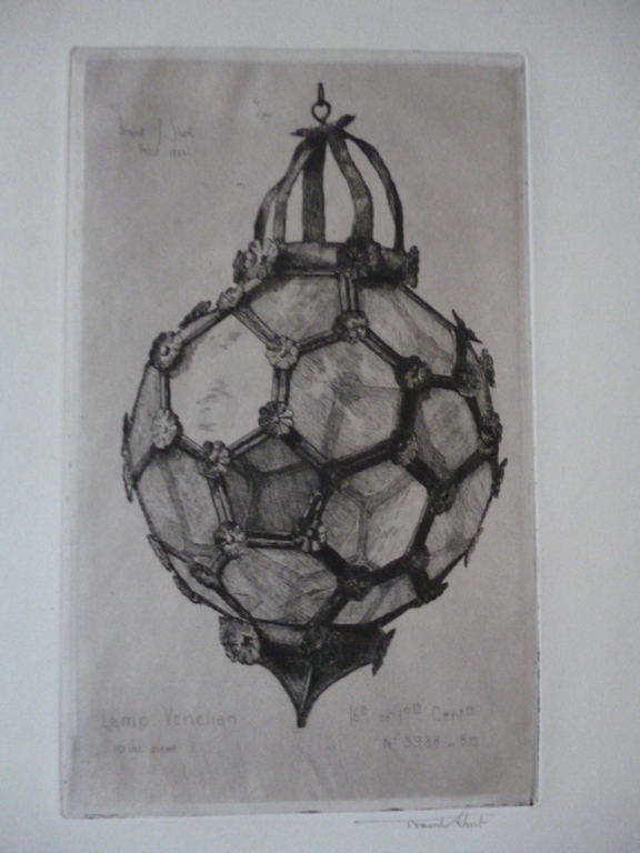 Sir Frank Short-Ets-Venetian Lamp kopen? Bied vanaf 30!