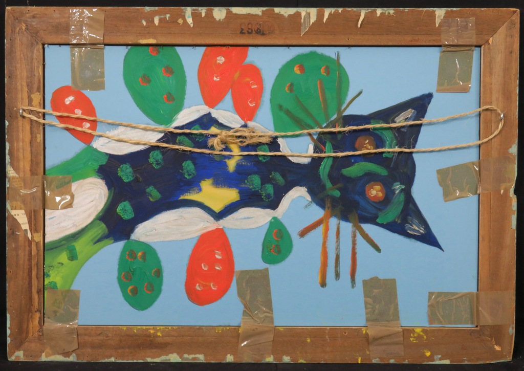 Meertje Kaal: Acryl op papier, Moeders liefste, ruigpotige sexy schaap-Ingelijst kopen? Bied vanaf 1!