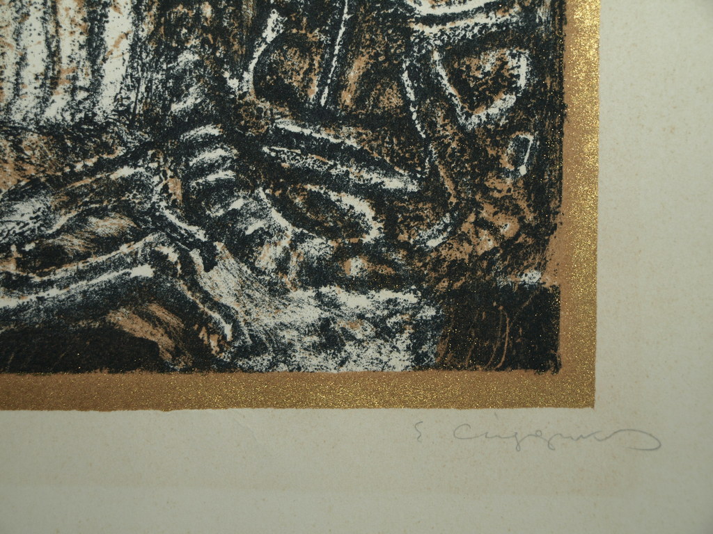 Evgenii Sidorkin – Lithografie – Gesigneerd – ca 1965 – Oplage 20 ex.  kopen? Bied vanaf 1!