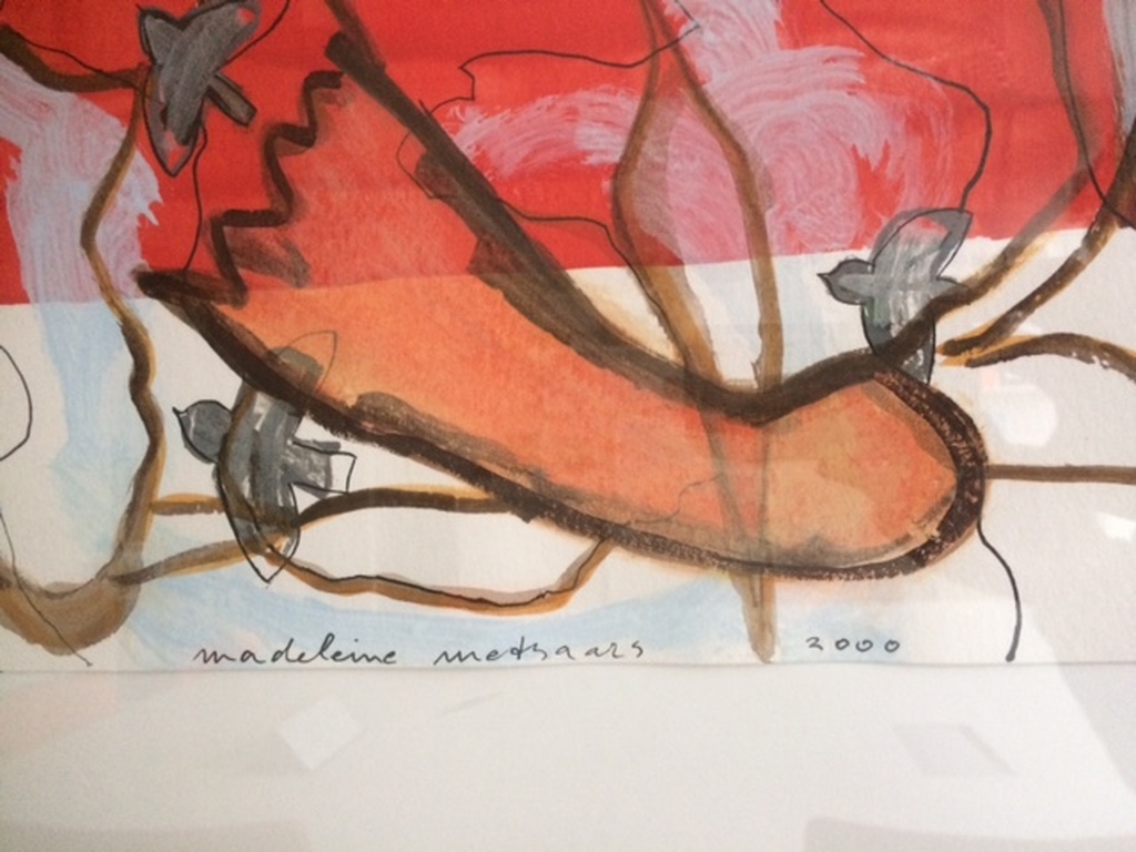 Madeleine Metsaars, Acryl op papier, Monumenten - Wolfsbergen 2  kopen? Bied vanaf 300!