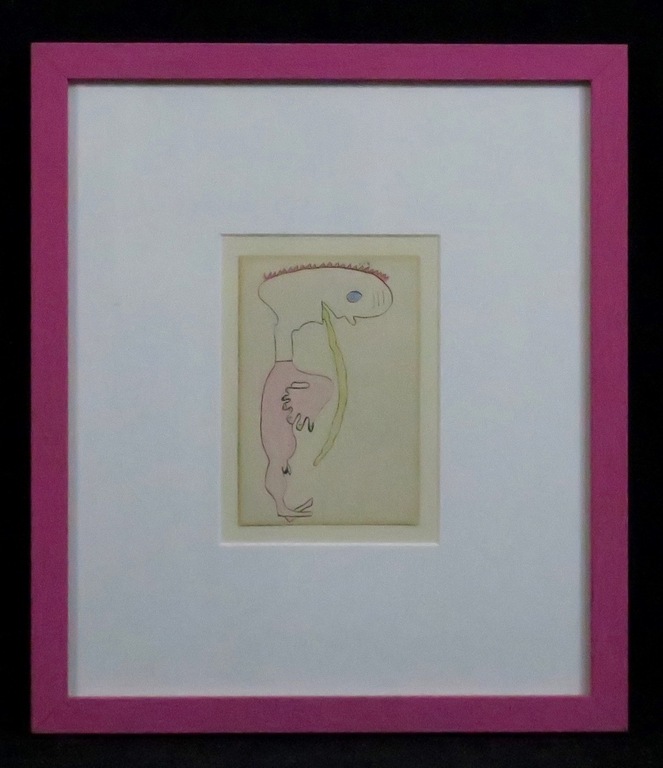 Bart Drost: Tekening, Zonder titel - Ingelijst kopen? Bied vanaf 20!