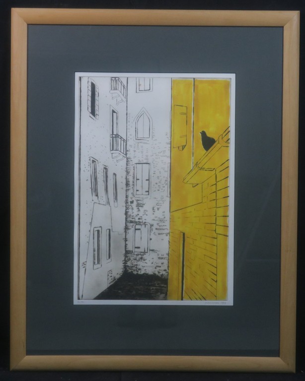 Margeritha Pianarosa: Ets, Venezia 9 - Ingelijst kopen? Bied vanaf 70!