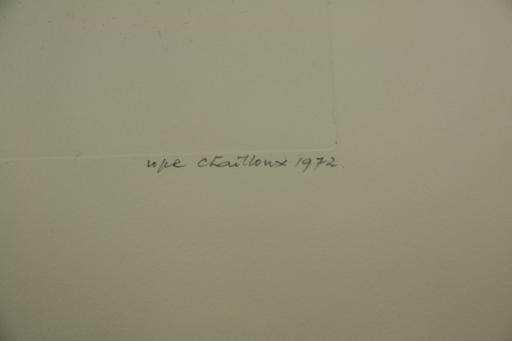 Roger Chailloux, ets, 1972 kopen? Bied vanaf 40!