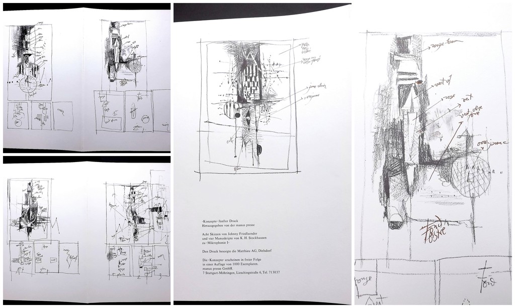 Johnny Friedlaender - gesigneerde map "manus Presse Konzepte" kopen? Bied vanaf 1!