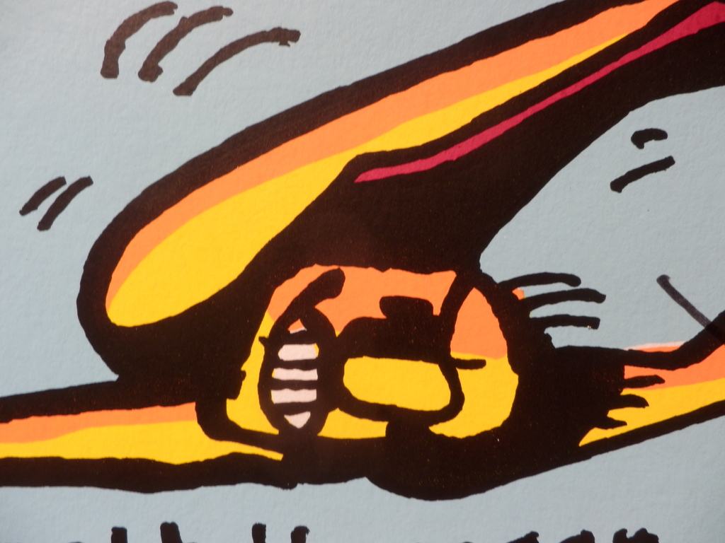 HERMAN BROOD, Gelimiteerde en HANDGESIGNEERDE Zeefdruk  SPOELT U MAAR kopen? Bied vanaf 89!