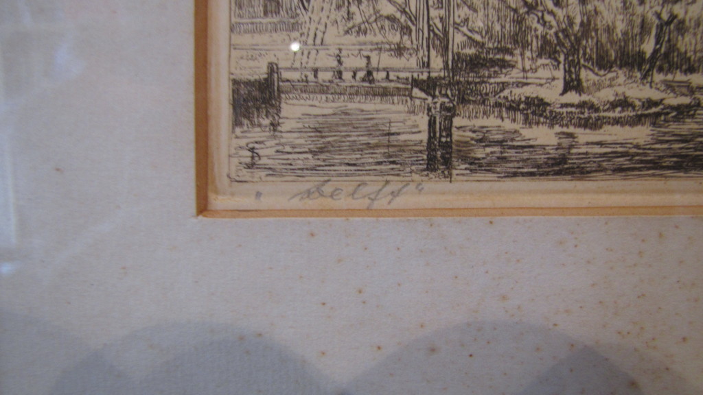 Johan D. Scherft (1891-1969), ets,  kopen? Bied vanaf 1!
