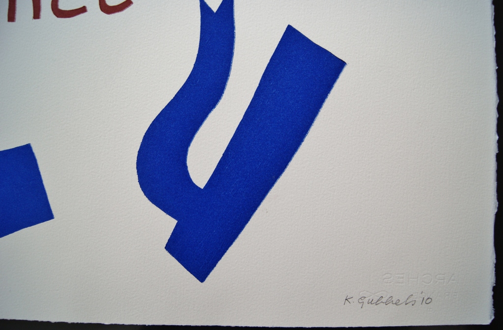 Klaas Gubbels houtdruk 'La Dance' - 2010 kopen? Bied vanaf 450!