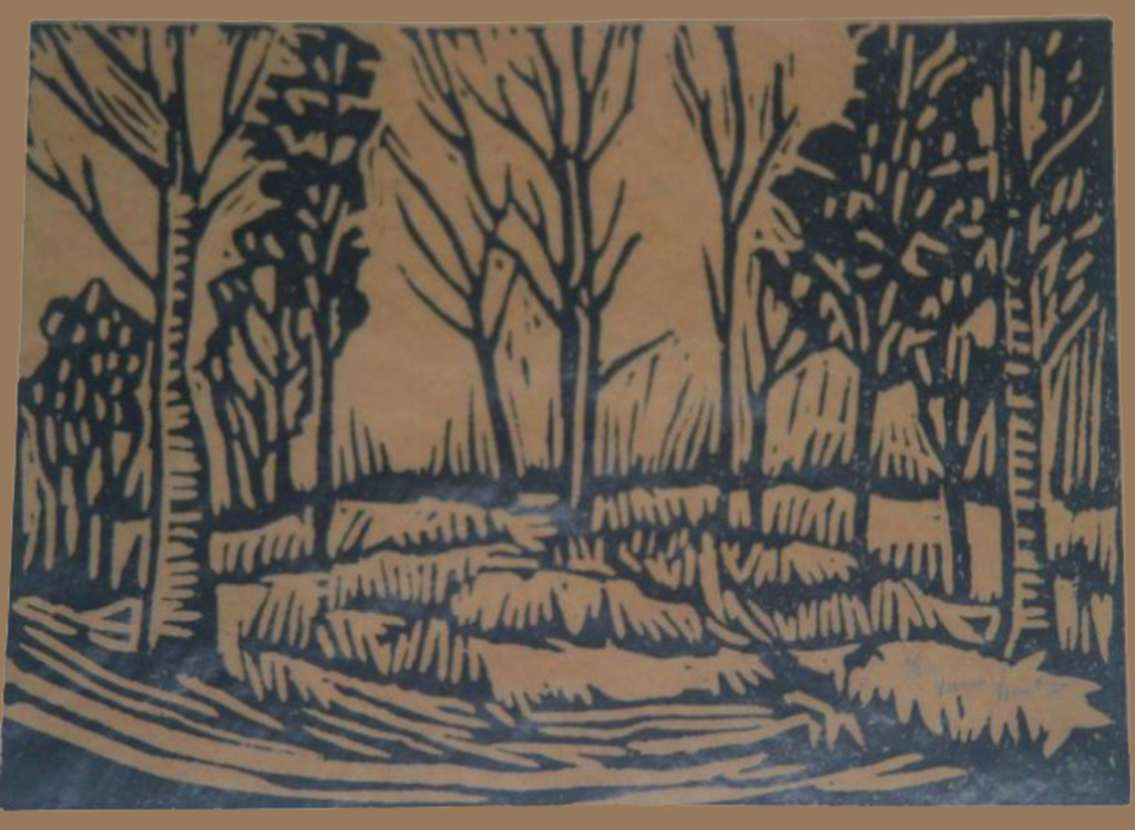 Pierre Backus: 3 ingelijste linosneden Venlo, 1978 verkocht voor € 45!