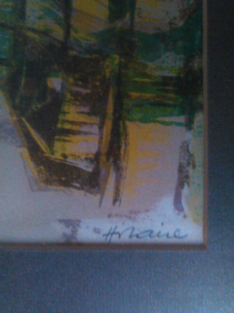 Le Sous-Bois Grafiek Litho gesigneerd Camille Hilaire Modern kubisme kopen? Bied vanaf 100!