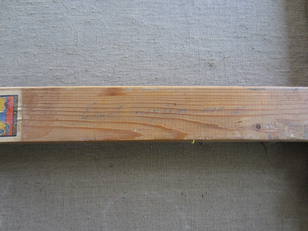 ERNST LEYDEN (Attib.) OLIE OP DOEK 1935 EXPRESSIONISME kopen? Bied vanaf 1!