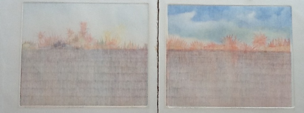 John de Rijke,ets,Landschap kopen? Bied vanaf 1!