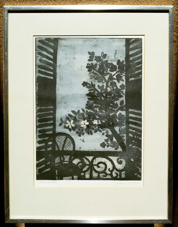 Jeanne Bieruma Oosting - Meinacht, ets (ingelijst) kopen? Bied vanaf 125!